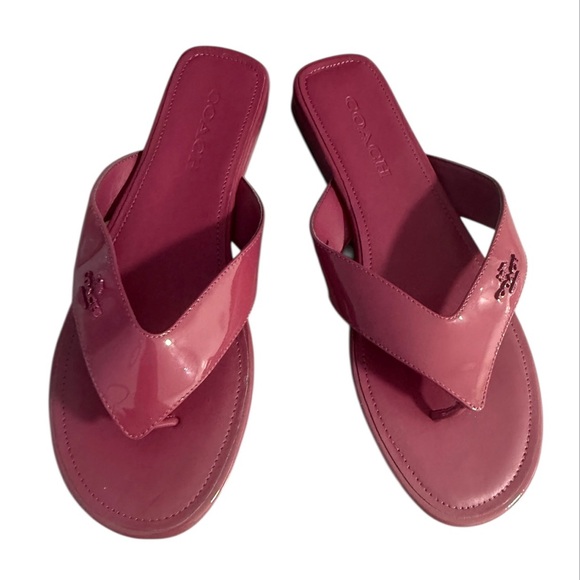 COACH FLAT SANDALS 9.5 - Picture 3 of 11